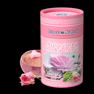 Everest Ayurveda AMALAKI RUŽA nápoj Imunita  krásna pleť a dobrý zrak, 100g (Ajurvédska zmes na prípravu horúceho nápoja)