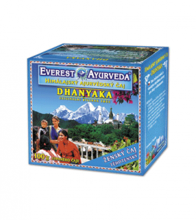 Everest Ayurveda DHANYAKA - Čaj pre tehotné ženy, bylinný čaj 100 g (Sypaný rodinný ajurvédsky bylinný čaj)