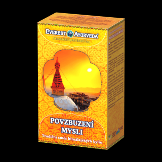Everest Ayurveda POVZBUDENIE MYSLE, relaxačný čaj, 100g (Sypaný himalájsky bylinný čaj)