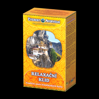 Everest Ayurveda RELAXAČNÝ KĽUD, relaxačný čaj, 100g (Sypaný himalájsky bylinný čaj)