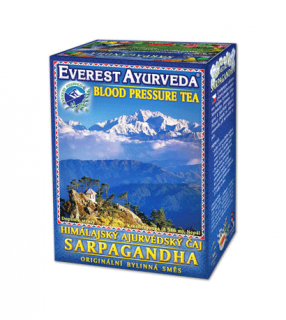 Everest Ayurveda SARPAGANDHA - Vysoký krvný tlak, bylinný čaj 100 g (Sypaný himalájsky ajurvédsky bylinný čaj)