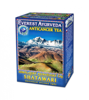 Everest Ayurveda SHATAWARI - Onkologická terapia, bylinný čaj 100 g (Sypaný himalájsky ajurvédsky bylinný čaj)