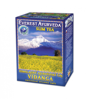 Everest Ayurveda VIDANGA - zníženie telesnej váhy, bylinný čaj 100 g (Sypaný himalájsky ajurvédsky bylinný čaj)