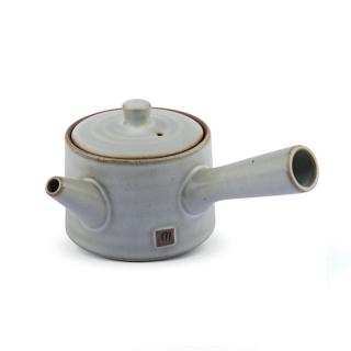 Kjúsú - konvička na čaj - sivá, 250 ml (Japonská keramická konvička na čaj)