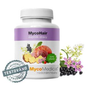 MycoHair - rast vlasov (Kombinácia reishi, polyporus a čínskych byliniek)