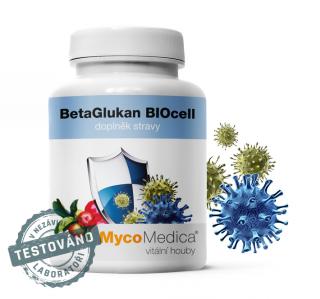 Mycomedica, BETAGLUKÁN BioCell, obranyschopnosť, 90 kapsúl (Výživový doplnok)