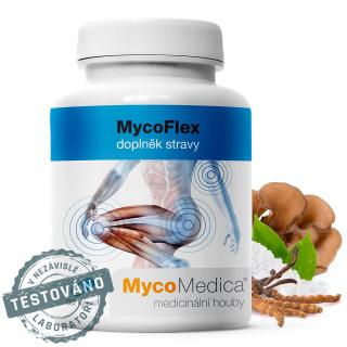 MycoMedica, MycoFLEX kosti a kĺby, 90 kapsúl (Kombinácia medicinálnych húb a moderných ingrediencií)