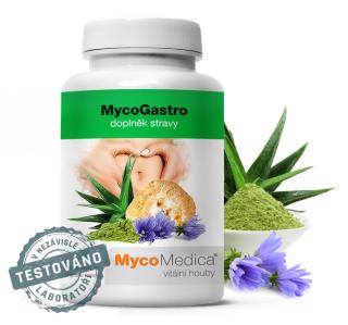MycoMedica, MycoGASTRO - žalúdok, 90 g (Kombinácia Hericia, aloe vera, chlorelly a sladkého drievka)