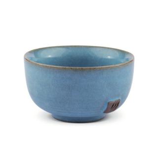 Šálka / miska na čaj - modrá (Japonská keramická miska na čaj)