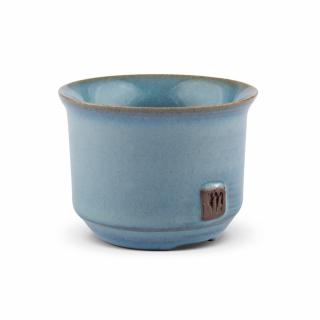 Šálka / miska na čaj - svetlomodrá (Japonská keramická miska na čaj)
