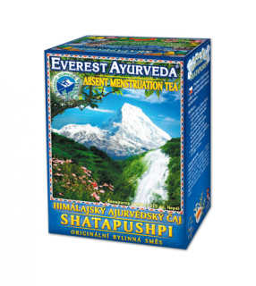 SHATAPUSHPI - absencia menštruácie (Ajurvédsky bylinný čaj EVEREST AYURVEDA)