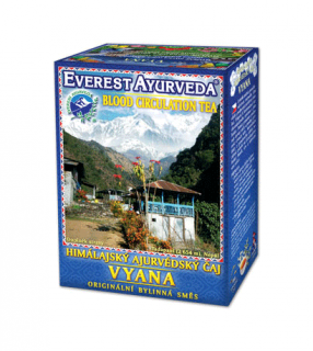 VYANA - Krvný obeh a prekrvenie končatín (Ajurvédsky bylinný čaj EVEREST AYURVEDA)