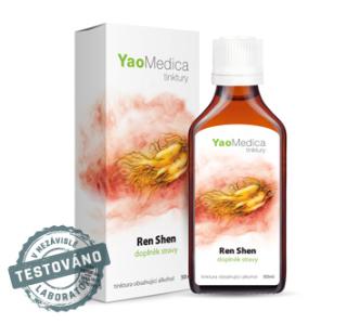 YaoMedica, REN SHEN - ženšen pravý, dlhovekosť, 50 ml (Bylinná tinktúra)