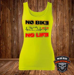 Dámske motorkárske tielko No Bike - No Life