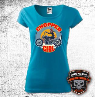 Dámske mototričko Chopper Girl (Tričko pre motorkárku )