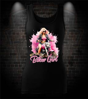Dámske tielko Best girl is Biker girl