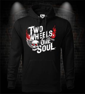 Kapucová mikina Two Wheels - One Soul