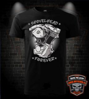 Moto tričko Shovelhead forever