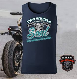 Motorkárske tielko 2 Wheels (Tričko bez rukávov pre motorkára)