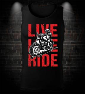 Motorkárske tielko Live Love Ride
