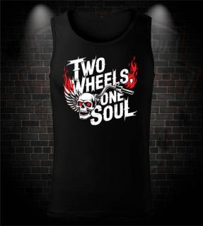 Motorkárske tielko Two Wheels - One Soul