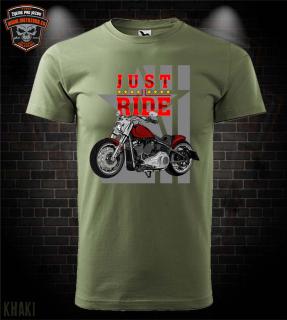 Motorkárske tričko Just Ride