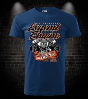 Motorkárske tričko Legend Engine - Shovelhead