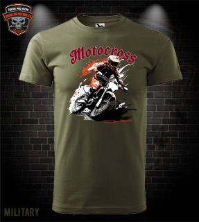 Motorkárske tričko Motocross