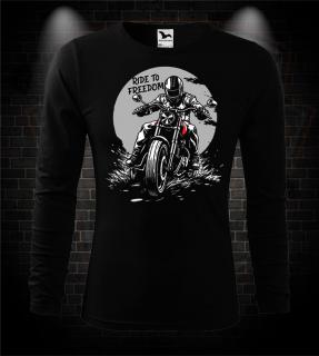 Mototričko s dlhým rukávom Ride to Freedom