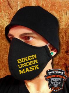 Rúško na tvár Biker under Mask (Ochranné rúško na tvár s auto / moto potlačou)