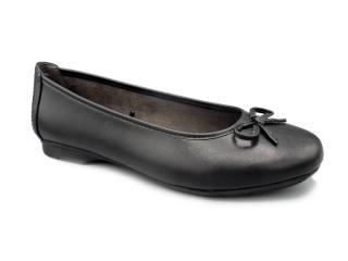 Baleríny černé, Jana 8-22163 černá (černé balerínky Jana Vegan Shoes)