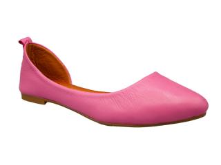 Dámské baleríny Wild W0661588 pink (balerínky z pravé lícové kůže)