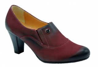 Dámské bordo boty Z2032-1 (jen velikost 34)