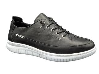 Dámské boty Klop K32403 (černé boty z pravé lícové kůže)
