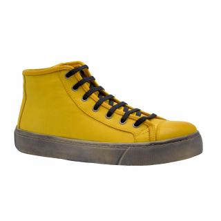 Dámské kotníkové boty EF858404 žlutá (jen velikost 36 a 37)