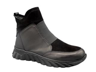 Dámské kotníkové boty Klop K635 (dámské zimní boty černé)