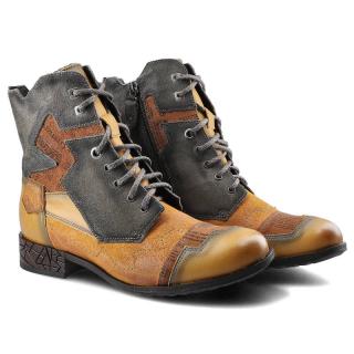 Dámské kotníkové boty Maciejka M04625 (Originální a maximálně pohodlná zimní obuv z nejlepší kůže. Sleva 40 %.)