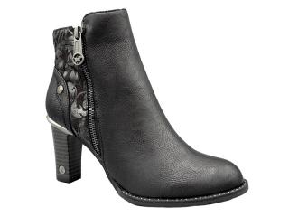 Dámské kotníkové boty Mustang M13355019 (elegantní černá kotníková obuv)