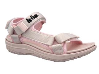Dámské sandále růžové Lee Cooper LC2434  (dámské sandály páskové)