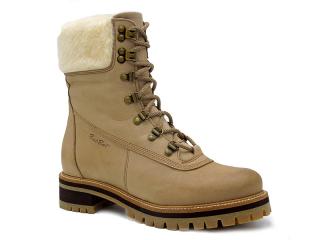 Dámské zimní boty BB329 (Pohodlná zimní obuv z pravé přírodní kůže, s kožešinkou v celé botě.)