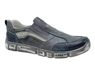 Pánské boty Kacper 1-6868 (Originální pánská obuv z pravé kůže a koženou stélkou)