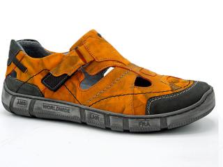 Pánské boty Kacper 1-6872 (Originální pánská obuv z pravé kůže a koženou stélkou)