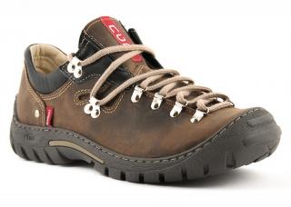 Pánské trekové boty Nagaba N055 hnědá (Treková obuv z nejlepší přírodní kůže.)