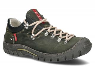 Pánské trekové boty Nagaba N055 khaki (Treková obuv z nejlepší přírodní kůže.)