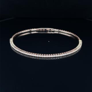 Diamantový tenisový náramok 0.58ct
