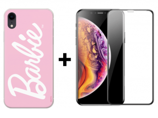 9D SKLO + KRYT 2v1 pre Apple iPhone XR - Barbie 020