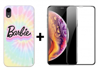 9D SKLO + KRYT 2v1 pre Apple iPhone XR - Barbie 042