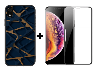 9D SKLO + KRYT 2v1 pre Apple iPhone XR - Pattern 004