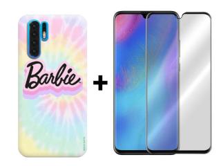 9D SKLO + PUZDRO 2v1 pre HUAWEI P30 Pro - Barbie 042