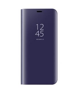 Knižkové puzdro Clear view pre Samsung Galaxy S21 FE 5G - modré